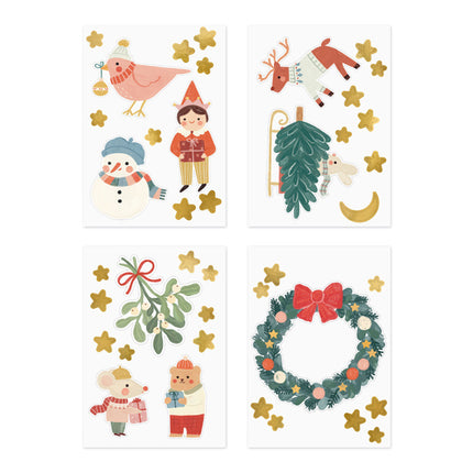 Autocollant de fenêtre de Noël 40pcs