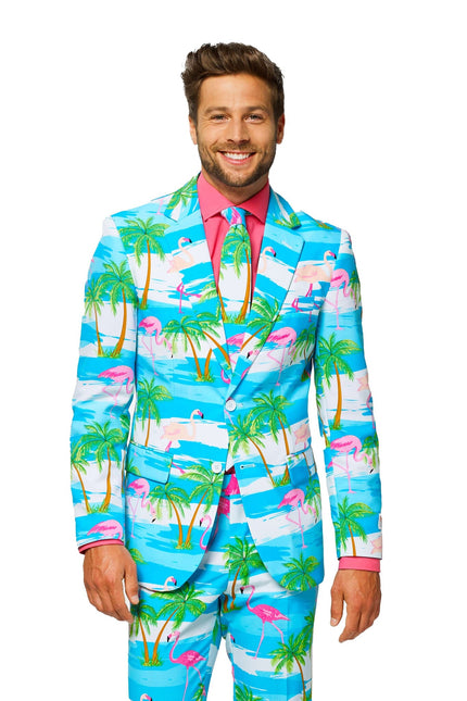 Costume Hawaii Hommes Flamant