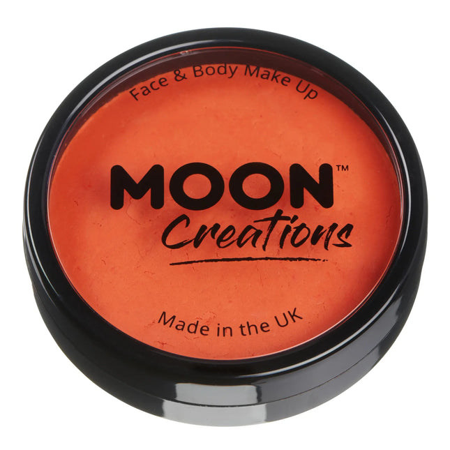 Moon Creations Pro Face Paint Cake Pots Dark Orange 36g