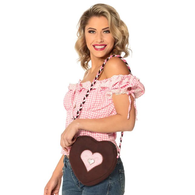 Sac à bandoulière Oktoberfest Brown Pink