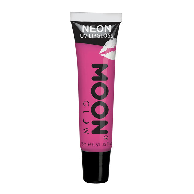 Moon Glow Neon UV Lipgloss Intense Rose Framboise 15ml