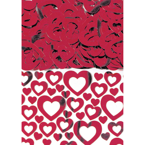 Confetti de Coeurs Grand Rouge 14g