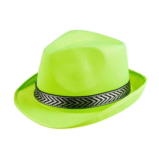 Chapeau vert fluo