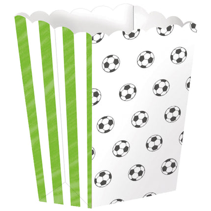 Bols de maïs soufflé Football 13.4cm 4pcs