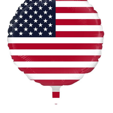 America Helium Balloon Empty 45cm