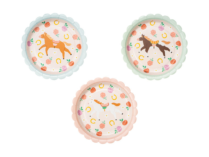 Assiettes Cheval 18cm 6pcs