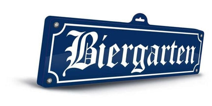 Plaque de porte Oktoberfest Biergarten 49cm