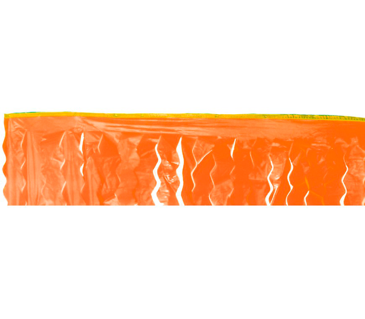 Guirlande de franges orange 25m