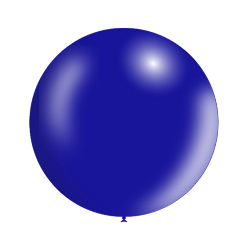 Ballon géant bleu foncé métallisé 60cm