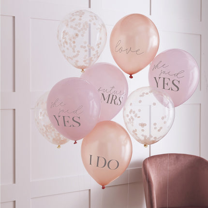 Ballons pour l'enterrement de vie de garçon 30cm 8pcs