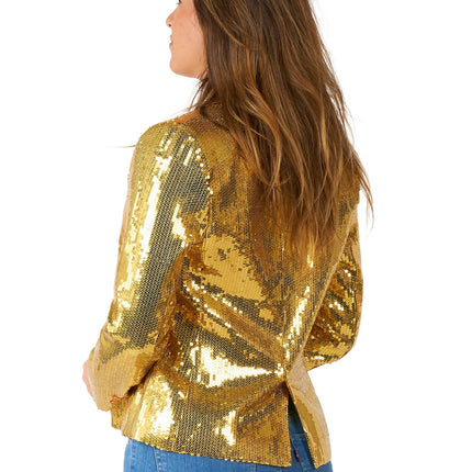 Paillet Gold Blazer Ladies Suitmeister