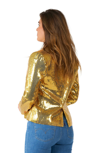 Paillet Gold Blazer Ladies Suitmeister