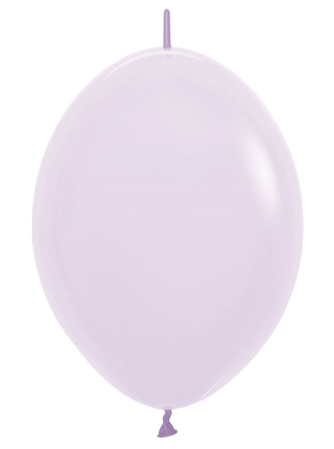 Ballons Pastel Mat Lilas 30cm 50pcs