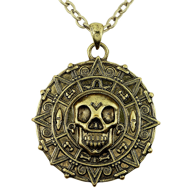 Collier Pirate Boussole en or