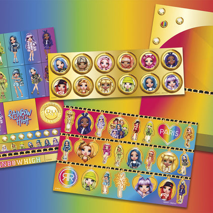 Jeu d'autocollants Rainbow High