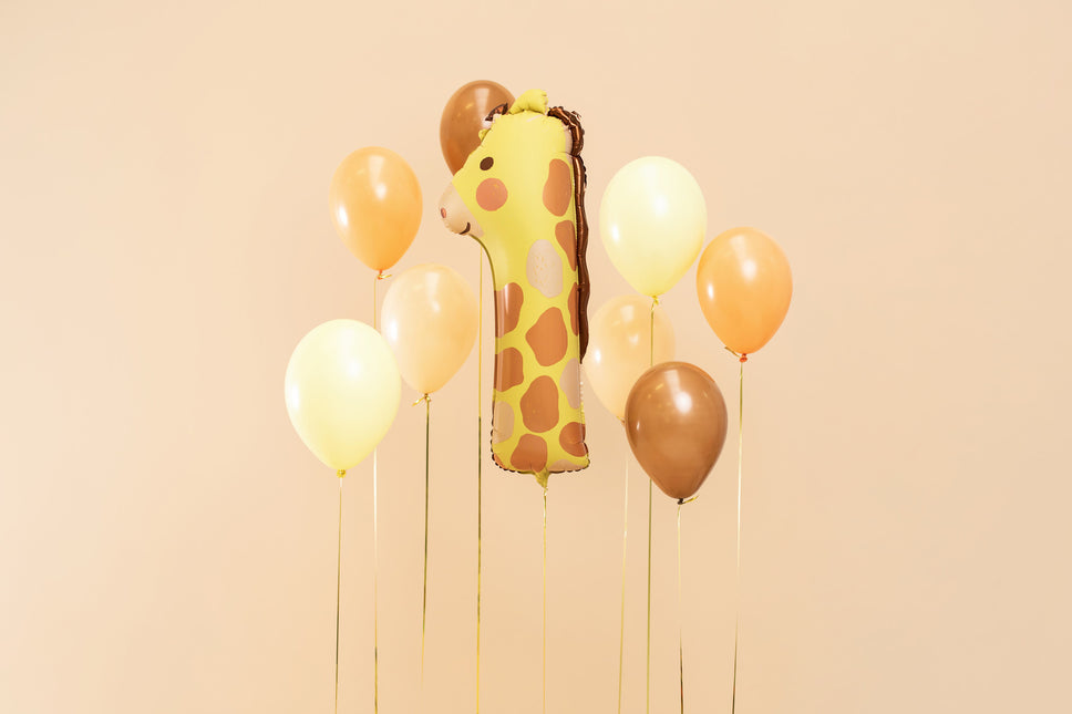 Ballon à l'hélium 1 an Girafe vide 82cm