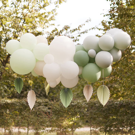 Décoration suspendue Balloons Set Leaves 2m