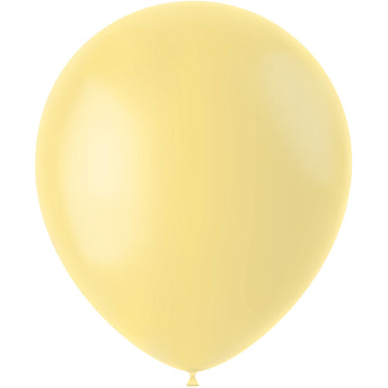 Ballons de baudruche jaune pâle jaune poudre 33cm 10pcs