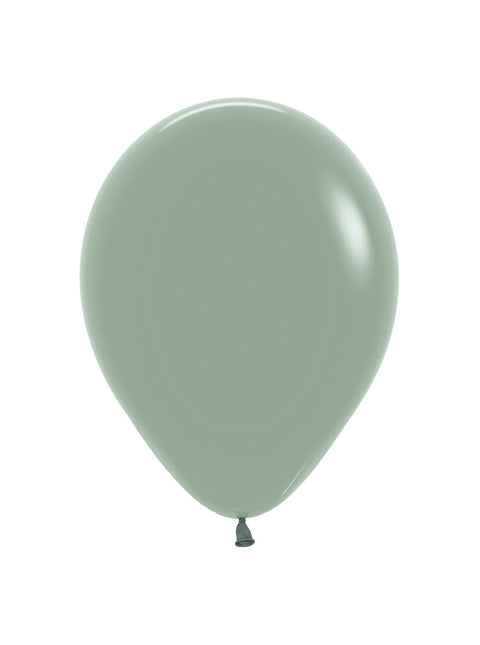 Ballons Pastel Crépuscule Laurier Vert 23cm 50pcs