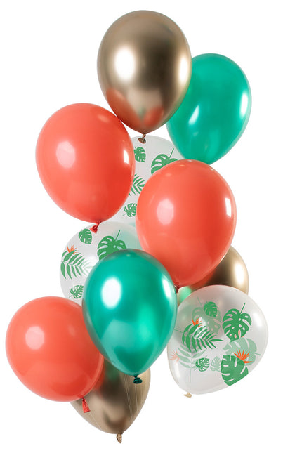 Jeu de ballons tropicaux 30cm 12pcs