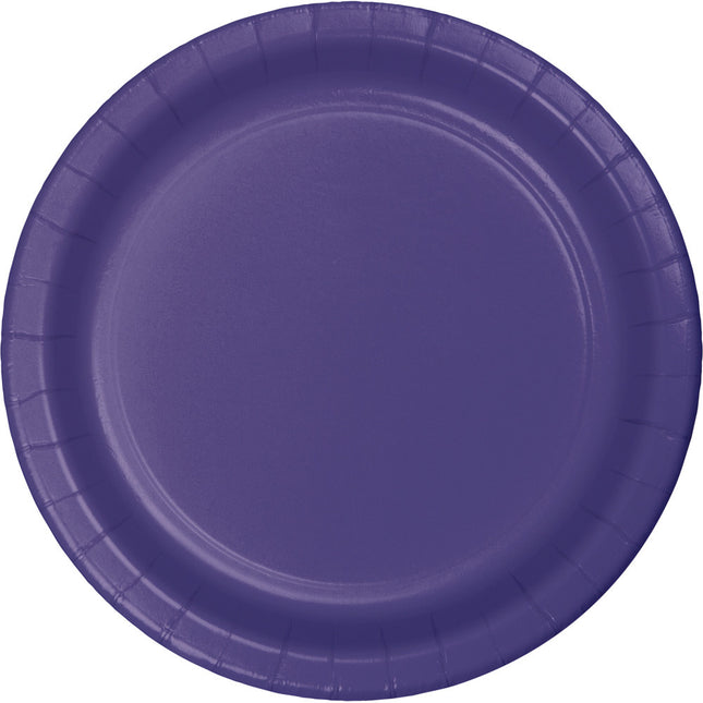 Assiettes violettes 23cm 8pcs