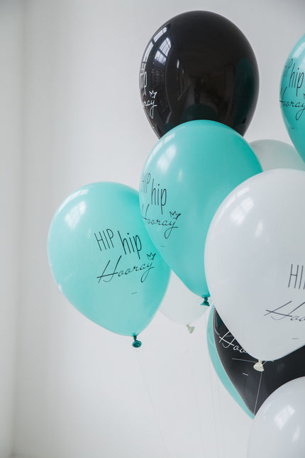 Hip Hip Hooray Balloons 30cm 12pcs