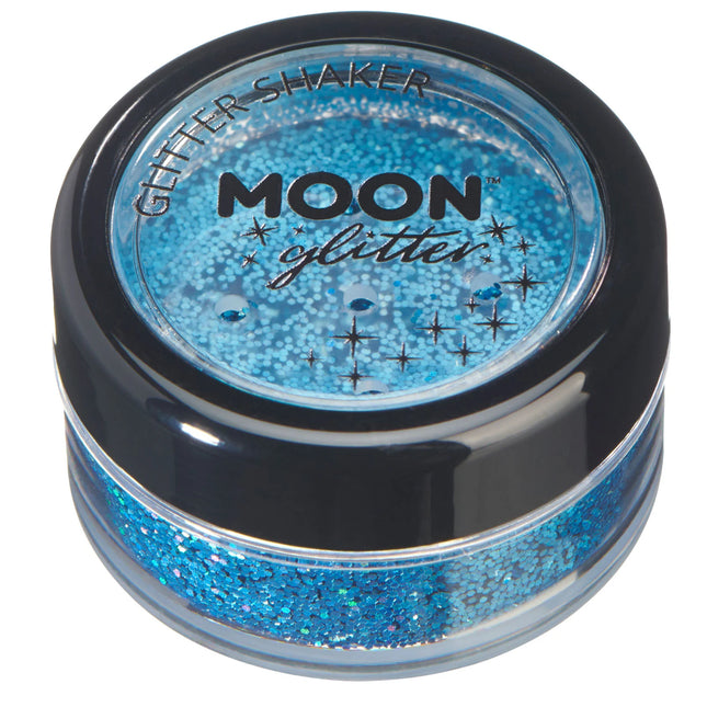 Moon Glitter Paillettes holographiques Shakers Bleu 5g