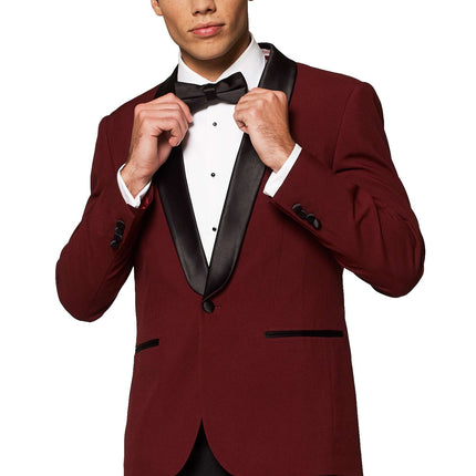 Bordeaux Red Tuxedo Men <tc>OppoSuits</tc>