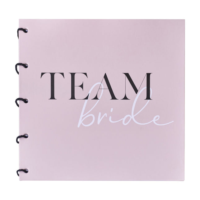 Livre d'or de mariage Team Bride 20cm