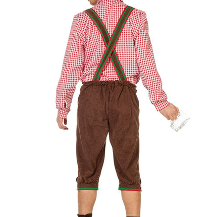 Lederhosen Marron Hommes Longs