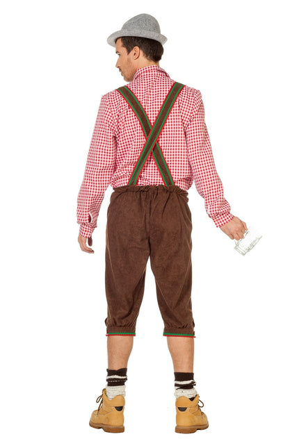 Lederhosen Marron Hommes Longs