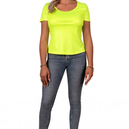 T-Shirt Dames Jaune fluo