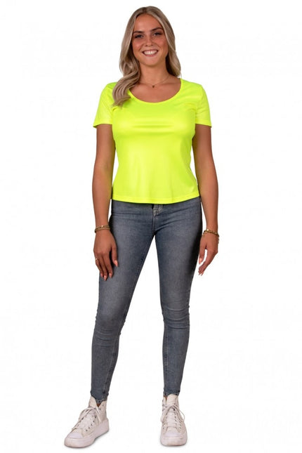 T-Shirt Dames Jaune fluo