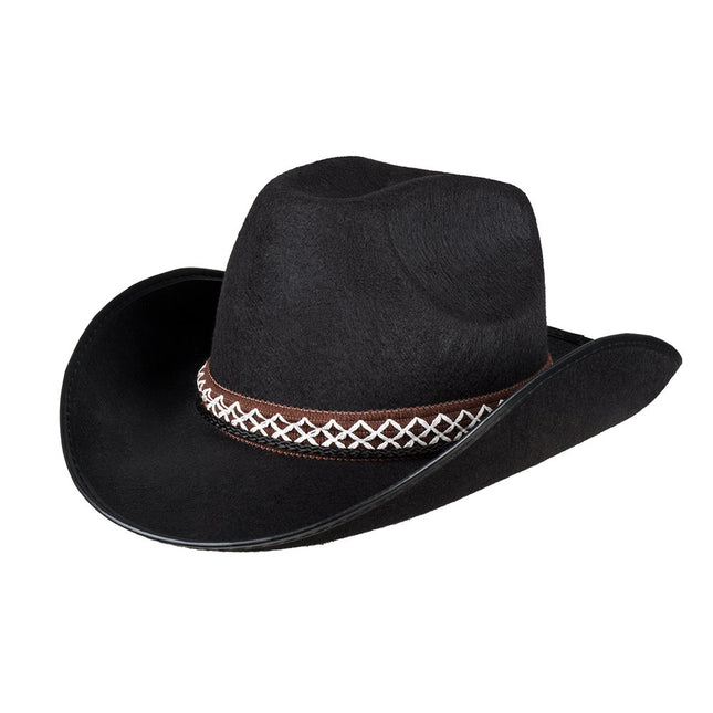 Chapeau de cow-boy noir enfant