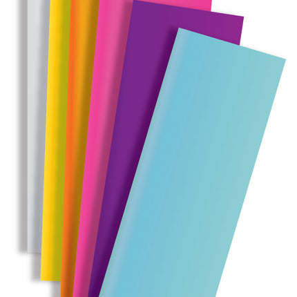 Papier crépon Set de couleurs 50cm 2.5m