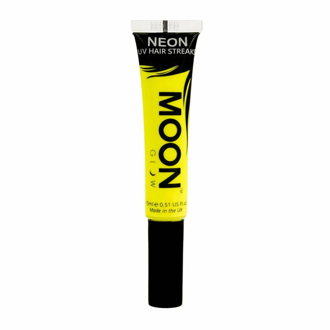 Moon Glow Neon UV Hair Streaks Jaune intense