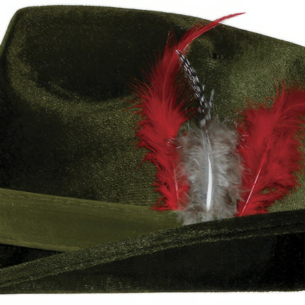 Chapeau Oktoberfest Plume Tyrolienne