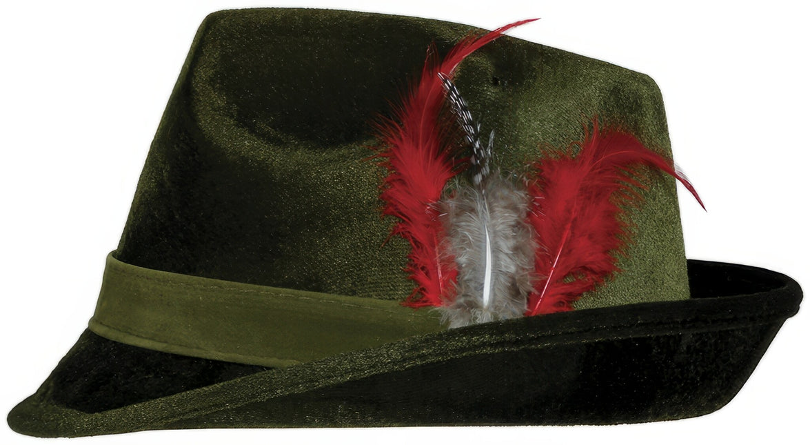 Chapeau Oktoberfest Plume Tyrolienne