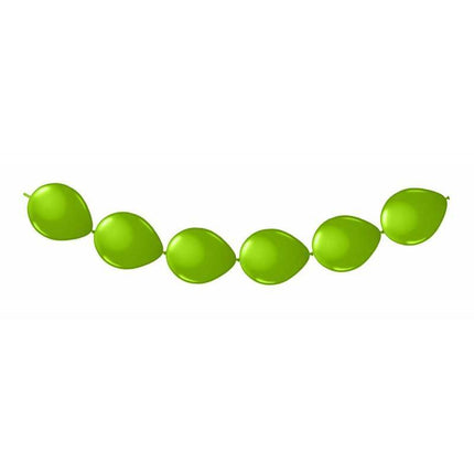 Guirlande de ballons verts 3m 8pcs