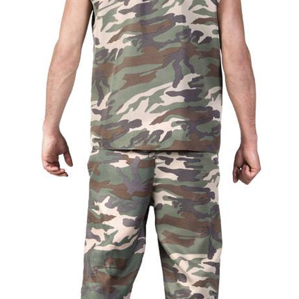 Costume militaire homme vert