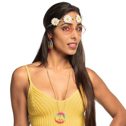 Ensemble de costumes de hippie 5 pièces