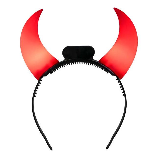 Halloween Tiara Devil Horns Led