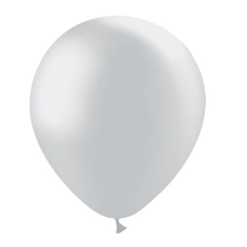 Ballons argentés métalliques 30cm 50pcs