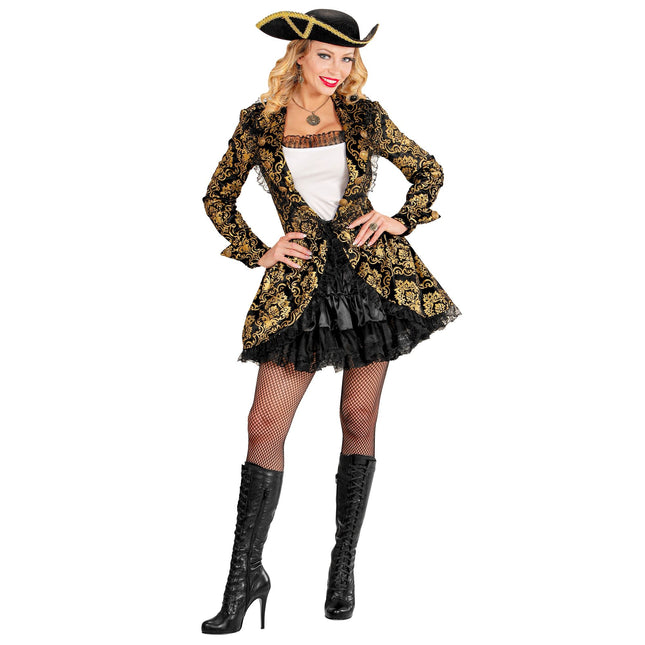 Costume de pirate doré pour dames