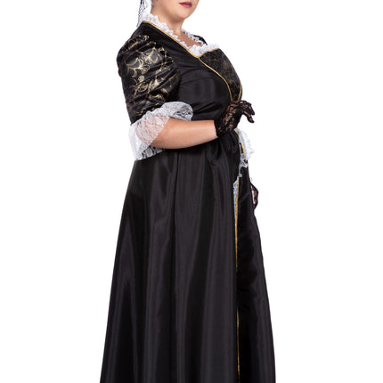 Robe médiévale noire