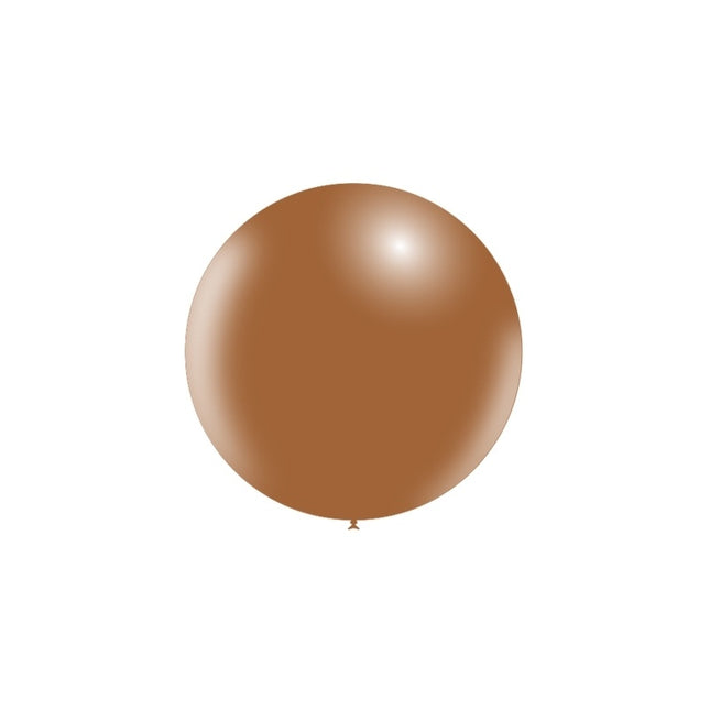 Ballon géant marron XL 60cm