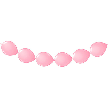 Guirlande de ballons roses 3m 8pcs