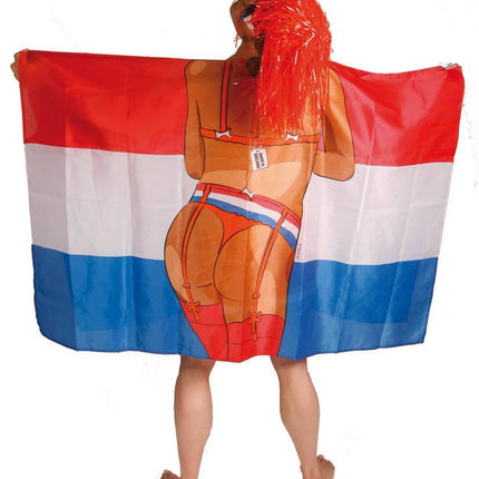 Poncho du drapeau hollandais 1.5m