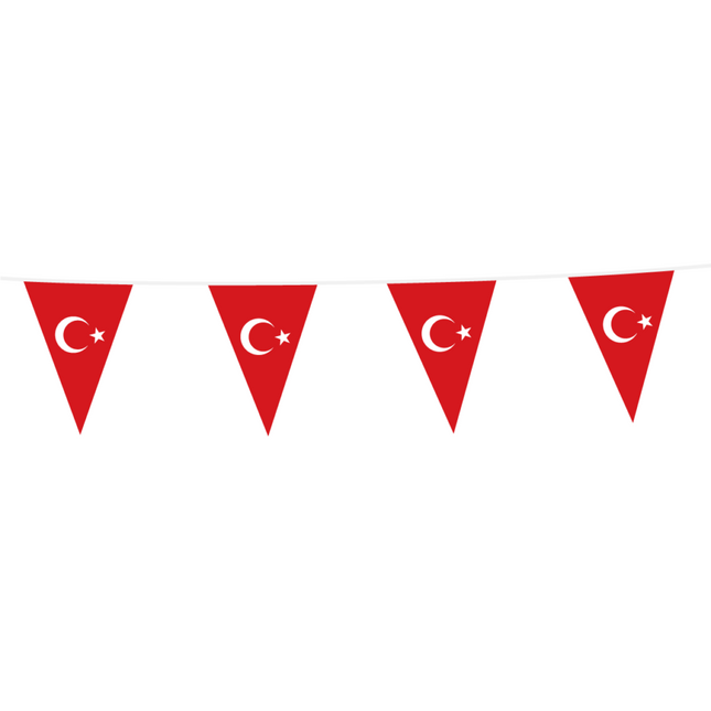 Ligne de drapeau Turquie 10m