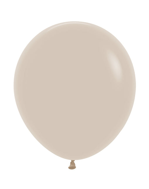 Ballons de baudruche sable blanc 45cm 25pcs